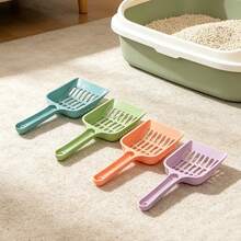 Cat Litter Scoop Fine Hole Stainless Steel Specialized Shovel For Cat Litter Tofu Litter Large Metal 2-In-1 Mineral Litter Tool - View 7