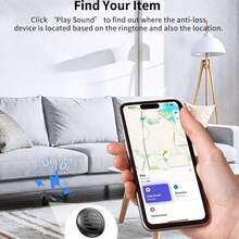Tag Pelacak Udara Kompatibel dengan Perangkat Apple, 1/2/4 buah (Hanya iOS), Dapat Digunakan untuk Menemukan Kunci, Koper, Hewan Peliharaan, dan Barang Lainnya, Kompatibel Secara Global, Bekerja dengan Aplikasi "Temukan Barang Saya" - ET-Beraneka warna - View 3