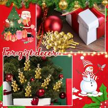 10pcs/Set Shiny Artificial Berry Branches, Reusable Plastic Berries With Glittery Stems, Christmas Tree And Wreath Making Holiday Decor, Suitable For All-Year Holiday Decoration - Multicolor - View 6