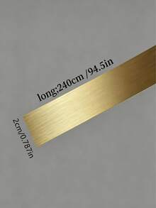 Matte Stainless Steel Self-Adhesive Wall Trim, Metallic Texture, Easy Installation, Suitable For Home Decor, Flat Screen TV Background Wall Frame, Metal Self-Adhesive Line - A - View 12