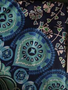 Hippie Bohemian Peacock Mandala Tapestry Wall Hanging Bedding - Blue Mandala - View 11