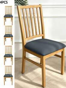 High Elastic Chair Seat Cushion Cover, Stretchable Removable Washable Dining Chair Slipcover Furniture Protector For Kitchen Restaurant. - Multicolor - View 18