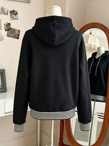 Women Sweatshirts - Black - View 2