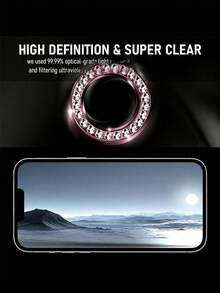Gorilla Hero 6pcs [Wine Red Lens Protector Ring] Compatible With IPhone 18promax/18pro/18 Series, Ultra Clear Light Transmission Imaging, Restoring True Color Details. High Hardness Material, Resists Daily Sharp Object Contact, Effectively Reduces Scratch Formation, Withstands Impact From Accidental Drops, Reduces Lens Damage. Compatible With IPhone17e/17 Pro Max/17 Pro/17Air/17/16 Pro Max/16 Pro/16 Plus/16/15 Pro Max/15//14/13/12 And Other Models. - Burgundy - View 3