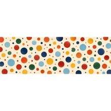 1pc Tablecloth Table Skirt, Vibrant Colorful Polka Dot Pattern, Suitable For Wedding Banquet, Party, Catering Event, Party Decoration, Modern Holiday Home, Office, Studio Use - A - View 3