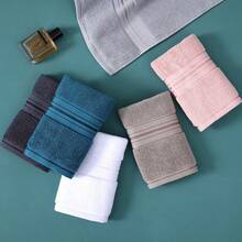Set de 1/3/6/8 piezas de toallas cuadradas de algodón con patrón simple y desgastado, toallas de mano/rostro unisex, absorbentes, de secado rápido, suaves y resistentes al desvanecimiento, adecuadas para baño, hotel, gimnasio, viaje, cocina, salón, spa - traje de colores mezclados - Ver 1
