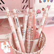 1Pc/50pcs Luxury Stationery Set, Student Aesthetic Stationery Combination, Includes Large Capacity Pencil Case, Morandi Color Neutral Pens, Mechanical Pencils, 13-Color Highlighter Pens, Sticky Notes, Multi-Functional Office And Study Supplies, Essential Gift For New Year/Christmas/Back To School - Multicolor - View 7