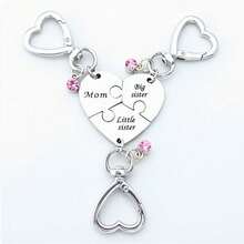 3pcs/Set Women's Keychain Set Mother And Daughter Keychain Set Family Keychain Set Birthday Gift - Multicolor - View 2