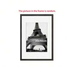 1/2/3pcs Black Wooden Photo Frames, Commemorative Photo Frames, Suitable For Any Decor Style And Photo Theme, Gift And Holiday Decoration 30x40cm Picture Frame, A4 (With Stand) Certificate Frame, A3 Poster Picture Frame, Home Decor Accessories - Black - View 15