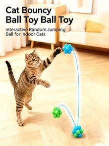 2/6/10/14pcs Two-Tone Pet Toy-A Candy-Colored, Elastic Rubber Ball; An Interactive Toy Suitable For All Cats And Small Dogs. An Ideal Gift For Close Friends Who Own Pets. - Multicolor - View 2