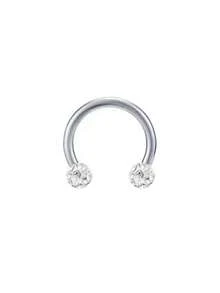 1/5pcs Fashion Soft Clay Rhinestone Round Decorative Nose Ring Septum Ring Lip Ring Suitable For Women's Daily Wear - Drill Ball - View 16