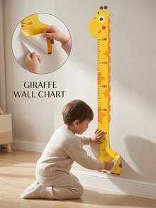 Unicorn/Giraffe/Dinosaur Height Measurement Wall Sticker - Creative Cartoon Growth Record Sticker, Home Decor, Easy-To-Remove Self-Adhesive Wall Decal, Vinyl Material, Suitable For Bedroom, Classroom And School, Back To School Season, Holiday Decoration, Birthday Gift - Multiple Styles - View 7