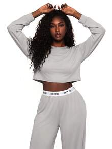 Rest Era Women's Pajama Sets And Lingerie Sets. Available In Black, Gray, Stripes, Plaid, And Gray-And-White Color-Block Styles. - Multicolor - View 29