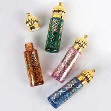 8ml Empty Perfume Bottle Color Packaging Roller Ball Mini Essential Oil Bottle Glass Portable Glass Bottle Travel Accessorie(Small Accessories Included) - Multicolor - View 5
