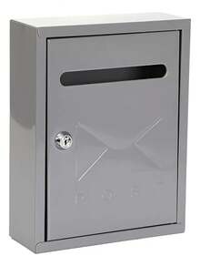 Wall-Mount Mailboxes - Gray - View 1