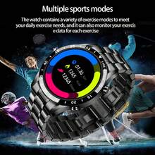 LIGE Smart Watch 1.39 Inch IP67 Waterproof/Fitness Tracker/Music Control Function/Step Counter/Multi-Function Sports Outdoor Watch/Suitable For Men - Black - View 9