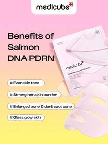 Medicube - PDRN Pink Collagen Gel Mask (4Pack) - Coral Pink - View 1