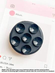 3pcs Double-Sided Suction Cup Phone Stand, Cute Polka Dot Bubble 3D Air Cushion Holder, Rotatable Anti-Loss Phone Back Sticker - Multicolor - View 9