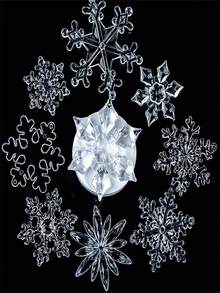 30pcs Assorted Acrylic Snowflake And Icicle Hanging Ornaments – Handmade Winter Wonderland Christmas Tree Decorations, Clear Crystal Snowflake Drops For Holiday Home Decor - Multicolor - View 9