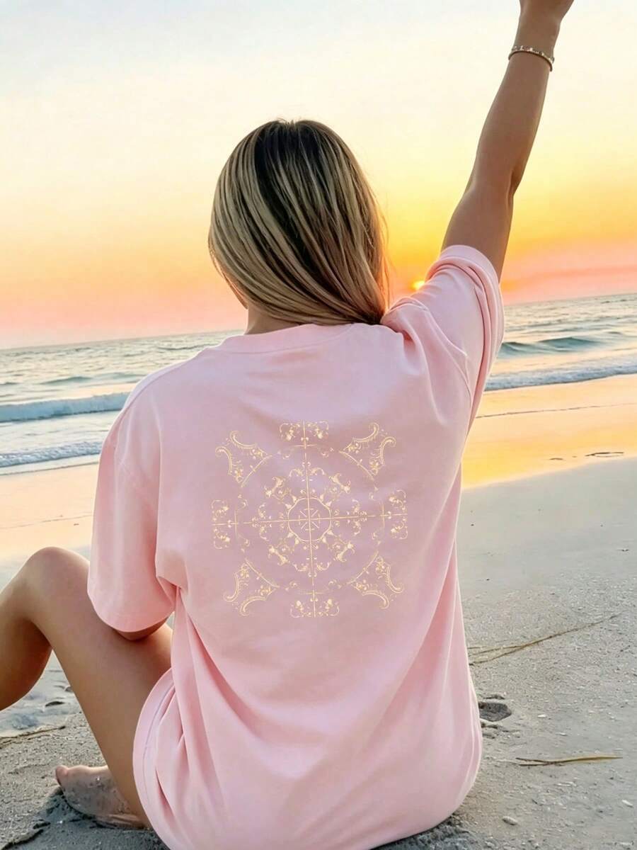 Women T-Shirts - Pink Color - View 1