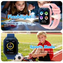 1.83" Smart Watch, New Children's Smart Watch, Upgrade Game's Smartwatch For Teenager & Kids, Support Alarm Reminder, Step Counting, Stopwatch, Flashlight, Calculator, Games, Camera, Gifts - Pink - View 6