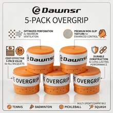 5PCS Racket Overgrip Tape, Anti-Slip Sweat Absorbent Round Rolled Grip For Tennis Badminton Padel Pickleball - Multicolor - View 11