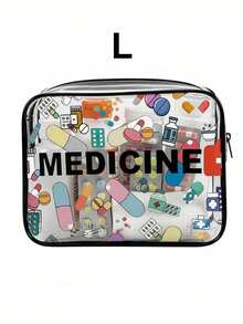 Unisex Transparent Travel Toiletry Bag - Lightweight PVC Material, With Zipper, Can Store Cosmetics And Medicines, Suitable For Carrying In Luggage, Can Be Used For Airport, Gym Or Daily Use, Transparent Storage Bag, Minimalist Practical Design, Secure Zipper Closure - Multicolor - View 9