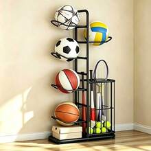 1PCS 5/7 Tier Storage Rack Holder Organizer Football Basketball Ball Volleyball Basket Stand - 5-tier - View 6