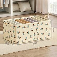 Clothes Storage Box, Household Wardrobe Drawer-Style Pants & Clothing Organizer Bin, Foldable Storage Basket - Multicolor - View 9