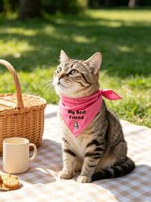Bandana Kucing & Anjing yang Dapat Disesuaikan, Celemek Hewan Peliharaan yang Dapat Disesuaikan, Syal Hewan Peliharaan. Anda Dapat Menambahkan Teks, Pola, Foto, atau Desain Eksklusif untuk Personalisasi. Hadiah Unik Ini Menawarkan Berbagai Pilihan Warna, Cocok untuk Anjing dari Semua Ukuran. - MultiWarna - View 2