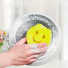 4pcs Set, 3 Random Color Cleaning Brushes + 1 Storage Rack, Suitable For Bathroom, Kitchen, Sink Organization, Durable Sponge Storage Rack, Bathtub And Shower Drain Rack, Decorative Sink Storage Rack, Halloween Gift, Christmas Gift, Birthday Gift, Giveaway Gift - A - View 6