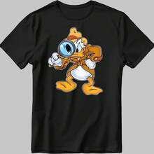 Cosplay lustiges Kurzarm weißes Damen T-Shirt N533 - Stil - Übersicht 1