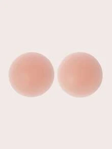 Lignisse Solid Silicone Nipple Covers Invisible Sticky Bra Push Up Strapless Backless Self-Adhesive Seamless Reusable Breast Pasties No Show Women Intimates - Multicolor - View 6