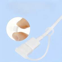 5/1pc Type-C Interface Protective Cover With Lanyard, Portable Protective Cap, Silicone Sleeve With Cord And Rope For Hanging And Tying, Data Cable Plug Dust Cover, Waterproof Plug Protective Sleeve - Multicolor - View 6