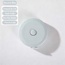 1pc Retractable Tape Measure, Used For Measuring Body Size, Sewing Soft Tape, Suitable For Fabric Cutting, Handmade Weight Loss Measurement, 60 Inch (1.5m) Double-Sided Ruler - A - View 12