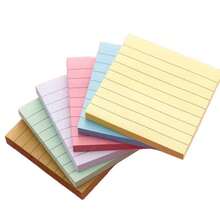 Thickened Sticky Notes Suitable For Office & Home - Strong Adhesive Tear-Off Notepad With Square Pages, Color-Coded Memo Pads, Space-Saving Blinder Sheets For Desk Organization - Multicolor - View 8