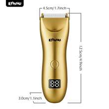 ENSSU Alat Cukur Rambut Tubuh Multifungsi Pria 2-in-1 Emas, Baterai Isi Ulang 600mAh, Alat Cukur Listrik 6-in-1 dengan Alas Pengisi Daya, Pengisian Cepat USB, Waktu Penggunaan 60 Menit, Alat Cukur Rambut Tanpa Kabel untuk Mencukur Jenggot dan Rambut Tubuh - alat cukur - View 9
