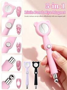 New 6-In-1 Cat Eye Magnetic Wand, 3D Cat Eye Effect, Strong Rotating 7-In-1 Design Wide-Light Glass Bead Pattern Magnetic Tool For Gel Nail Polish, Suitable For Women, Salons And Home DIY, Cat Eye Accessory, Round Magnetic Tool, Professional, With Automatic Glass Bead Adsorption Function, Suitable For Beginners, Magnetic Tool 3s Suction Super Strong Magnetic Force, Multi-Functional Wide-Light Cat Eye Magnetic Wand, Gift For Female Friends, Back To School Gift, Autumn Gift, Halloween Gift, Christmas Gift, Valentine's Day Gift - New Best Seller - View 2