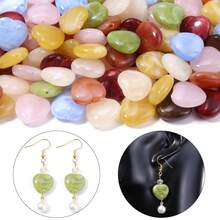 30pcs Acrylic Dual-Color Gradient Heart-Shaped Beads With Hole, Cute Sweet Heart Beads For DIY Bracelet, Necklace, Earrings, Keychain, Phone Chain, Jewelry Making Accessories - Heart Beads - View 3