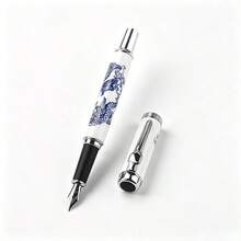 Jinhao 950 Fountain Pen Ceramic Dragon Pattern F Nib Metal Ink Pen With Pen Pouch Business Office Writing Gift Pen - 950 - View 10
