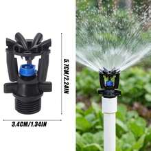 4-Point Agricultural Small Oscillating Sprinkler, Water-Saving Corrosion-Resistant Irrigation Sprayer, Suitable For Farm, Orchard, Vegetable Garden, Yard Landscape - B - View 13