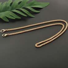 Bag Chain Strap Accessory Single Purchase Metal Chain Shoulder Strap Crossbody Replacement Chain, Durable, Reusable, Women's Twisted Chain Single Purchase Shoulder Strap Underarm, Suitable For Bag Chain Accessories, DIY Handmade Enthusiasts, Christmas, Halloween And Various Theme Parties - One Size - View 6