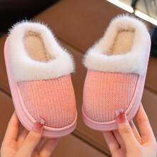 Children's Fashion Versatile Slippers For Boys And Girls, Indoor/Outdoor Casual Slippers, Autumn/Winter New Style, Home Slippers For Kids Of All Ages - Pink - View 13