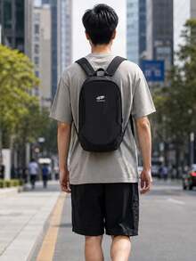 veidoorn 1pc Ultralight Lightweight Backpack, Large Capacity Backpack,Minimalist Commute Bag, Casual Daypack Bag For School College University Bag , Unisex Bags For Traveling, TravelBags, Camping, Holiday Essential, Camping, Hiking Bag - Black - View 7