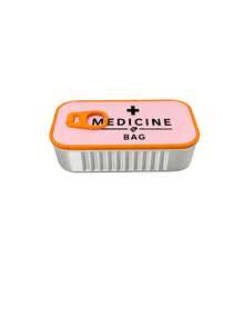 Mini Portable Medicine Box With "MEDICINE BAG" Print, Snap-Seal Pill Organizer, Compact Storage For Pills, Band-Aids, And First Aid Essentials, Suitable For Commuting, Short Trips, Dorm Desk, And Home Vanity Organization, Ideal For Students And Outdoor Enthusiasts, Practical Niche Birthday Gift, Portable Pill Dispenser, Travel Mini Medicine Storage Box, Pocket-Sized Medical Organizer - Multicolor - View 14