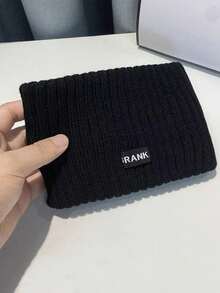 1/4pcs Solid Color Casual Polyester Knit Headband, Autumn/Winter Warm Style - Multicolor - View 11