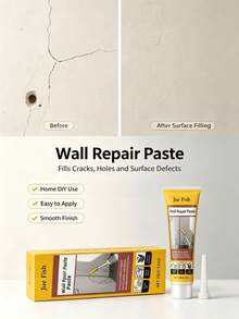 JUE FISH Wall Crack Repair Paste Wall Damage Scratch Dent Crack Nail Hole Repair Wall Filler - A - View 2
