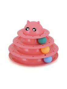 1pc Cat Scratch-And-Play Toy, Cat Toy, Self-Entertaining Cat Spinner Ball, Teething And Chewing Toy, 3-Layer And 4-Layer Toys For Kittens And Young Cats, Cat Teaser, Interactive Cat Training To - Multicolor - View 9
