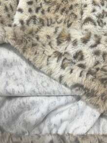 2026 Fall/Winter Leopard Print Half Zip Stand Collar Fuzzy Sweatshirt,Women Retro Long Sleeve Warm Streetwear Pullover,Everyday Vacation Wear - Khaki - View 7