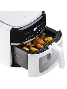 CAMRY Air Fryer, Oil-Free Fryer, Digital Air Fryer - Adjustable Temperature, LED Display, Removable Basket - EU E Type Plug(220-240V) - View 4